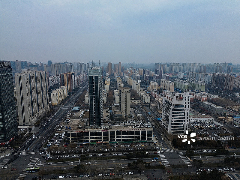 安阳 文化广场 博物馆 中华路 图书馆 万达广场 文峰区 鹏睿国际图片素材