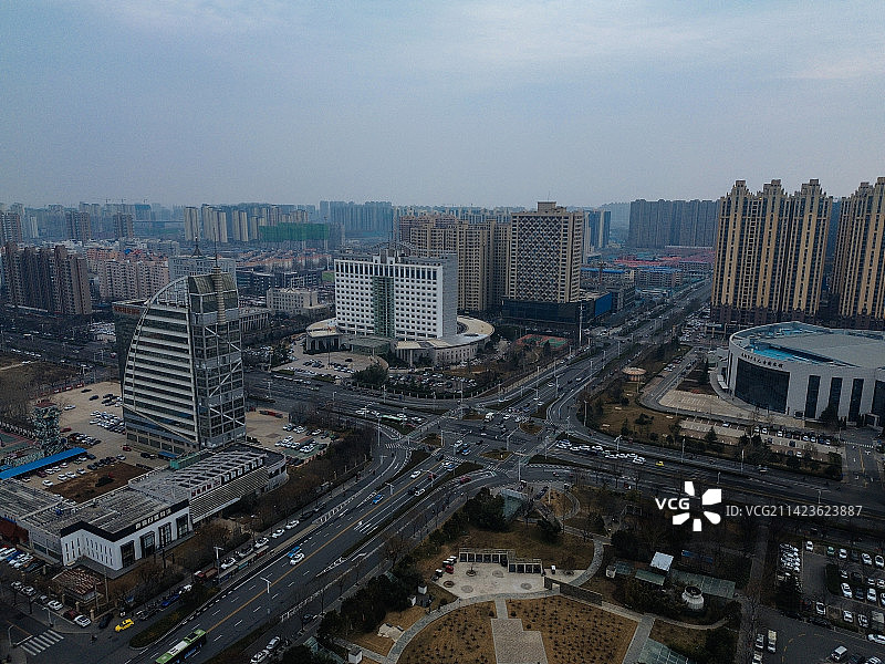 安阳 文化广场 博物馆 中华路 图书馆 万达广场 文峰区 鹏睿国际图片素材