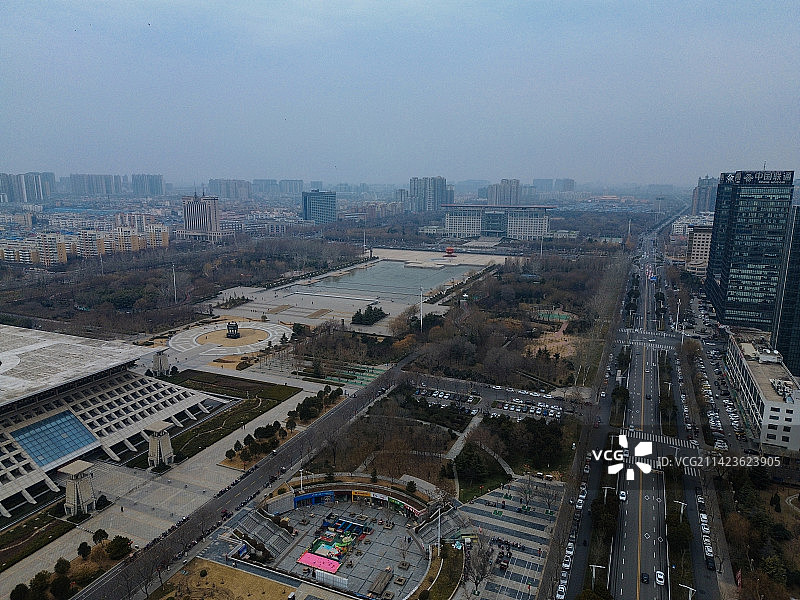 安阳 文化广场 博物馆 中华路 图书馆 万达广场 文峰区 鹏睿国际图片素材