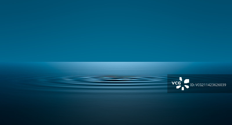 蓝色背景下的水-蓝色背景下的抽象背景-蓝色科技未来概念背景图片素材
