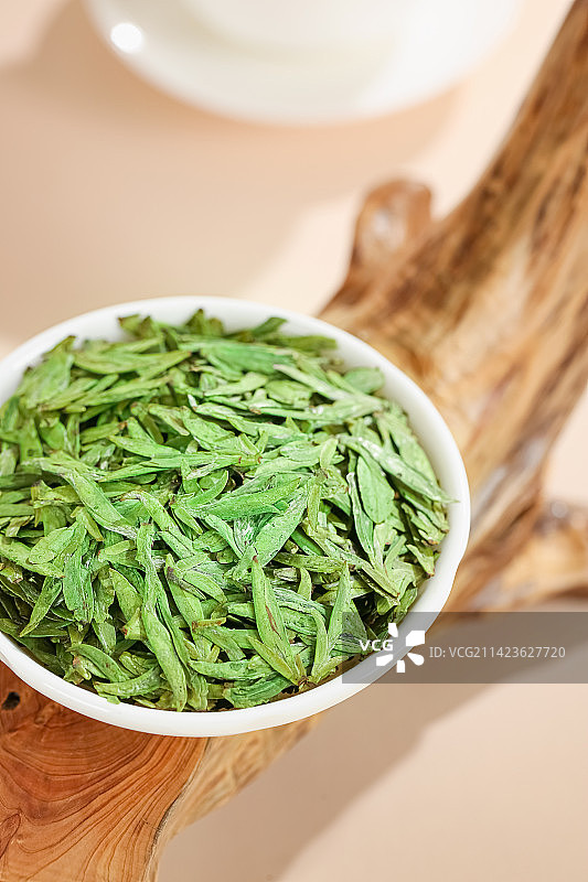 龙井茶茶叶干茶图片素材