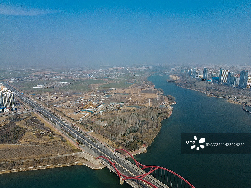 鹤壁 会展中心 淇水大道 金融大厦 联合大厦 南海路 商会大厦 渤海国际图片素材