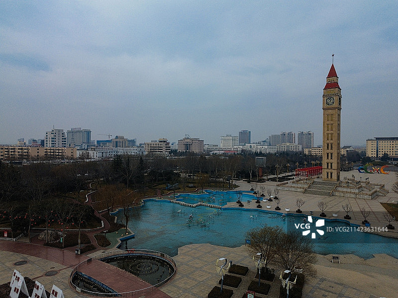 鹤壁 新世纪广场 淇滨区 淇滨大道 九州路图片素材