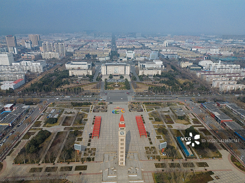 鹤壁 新世纪广场 淇滨区 淇滨大道 九州路图片素材