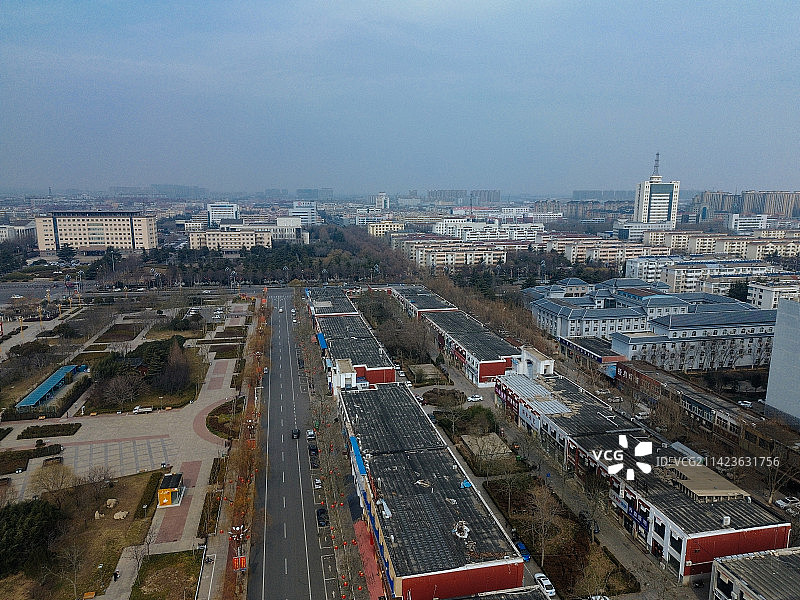 鹤壁 新世纪广场 淇滨区 淇滨大道 九州路图片素材