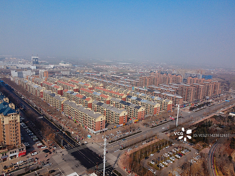 淇县 朝歌公园 卫国故城 人民路 航拍 地标图片素材