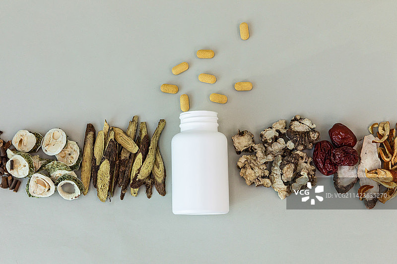 韩国亚洲传统草药图片素材