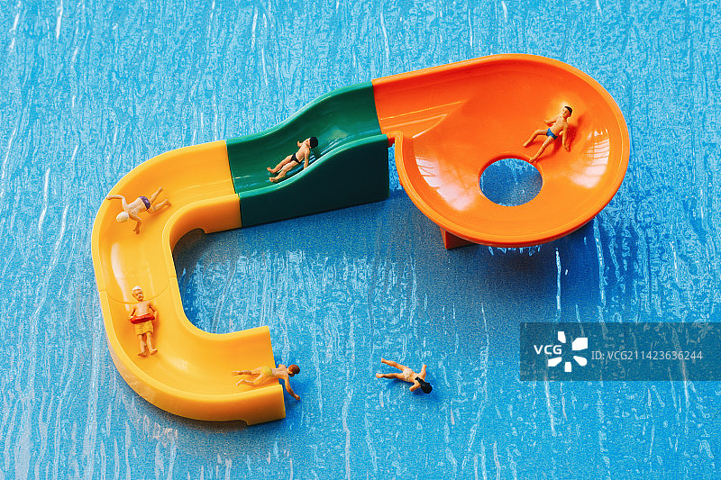 儿童水上乐园创意摄影图片素材