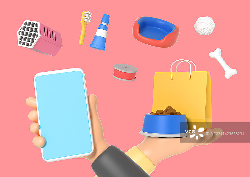 宠物食品和用品的直接交易图片素材