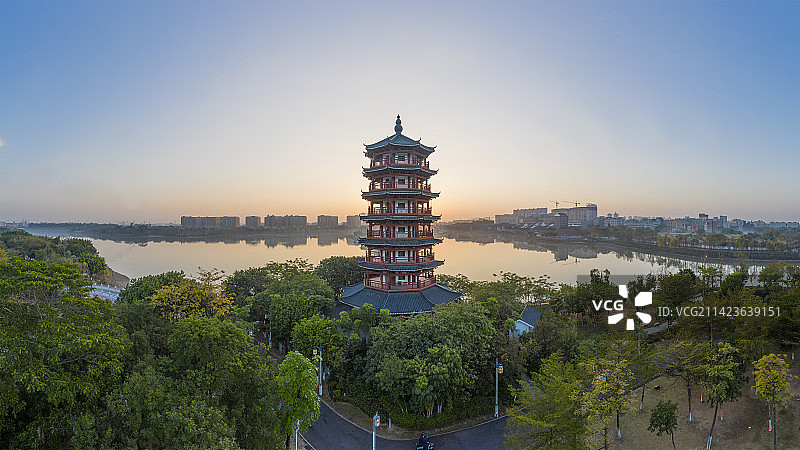 中国广东东莞华阳湖湿地公园图片素材