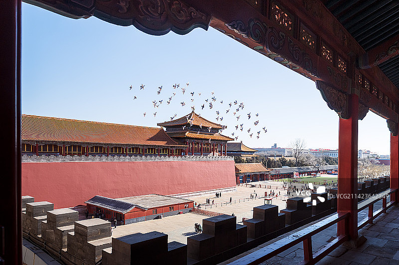 午门掠影图片素材