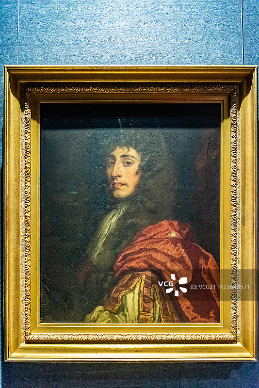 17世纪荷兰彼得·莱利的詹姆斯二世肖像图片素材