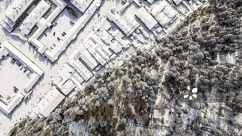 中国雪乡图片素材