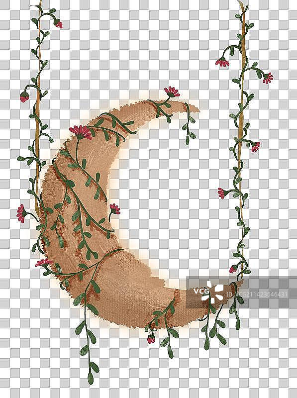 月亮吊椅图片素材