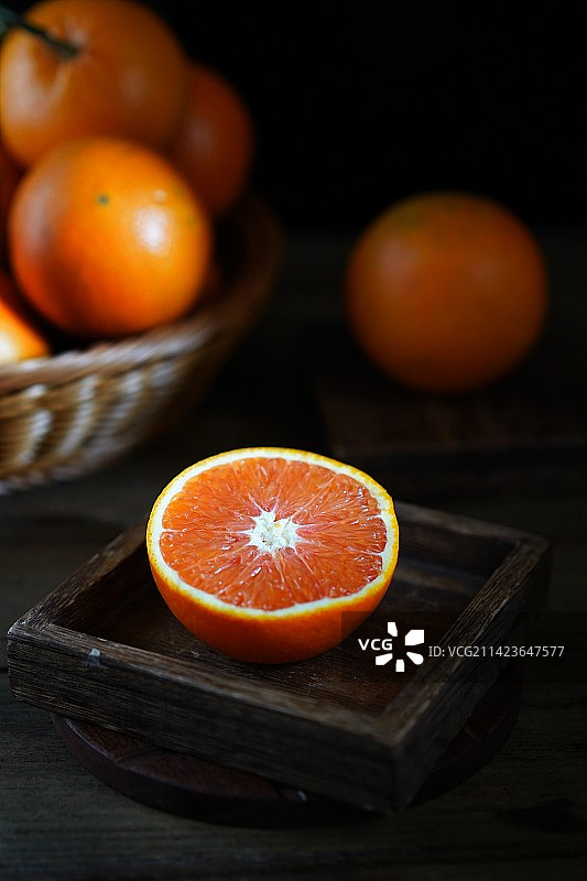 血橙一种可以减肥的水果图片素材