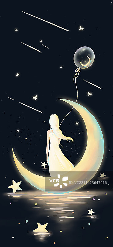 治愈系插画图片素材