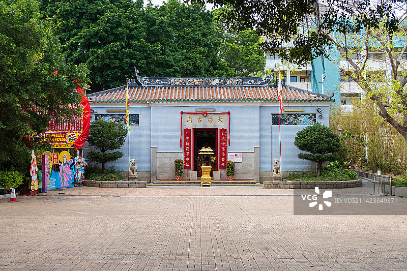 香港赤柱天后古庙图片素材