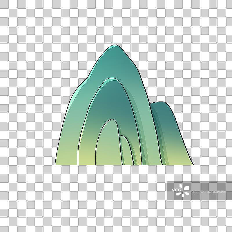 国潮山图片素材