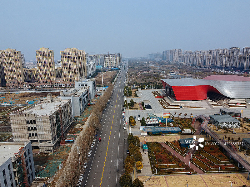 许昌 魏都区 科技广场 天宝东路 魏文路 IFC信通图片素材