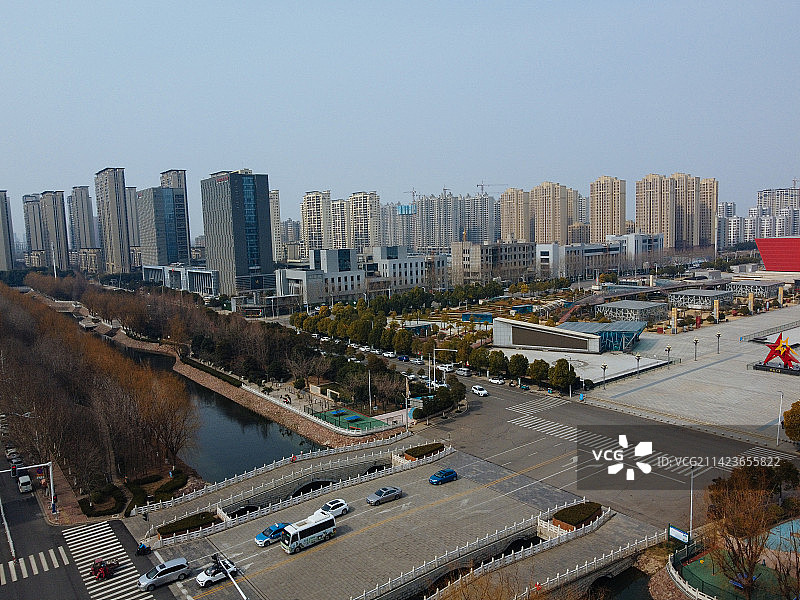 许昌 魏都区 科技广场 天宝东路 魏文路 IFC信通图片素材