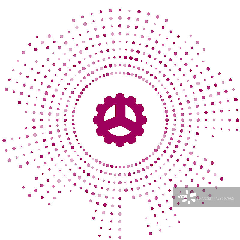 紫色自行车链轮曲柄图标图片素材