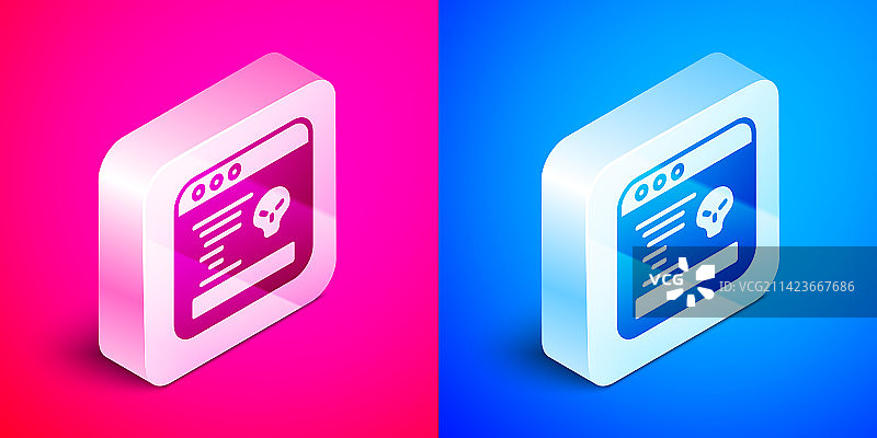 2.5D系统漏洞概念图标图片素材