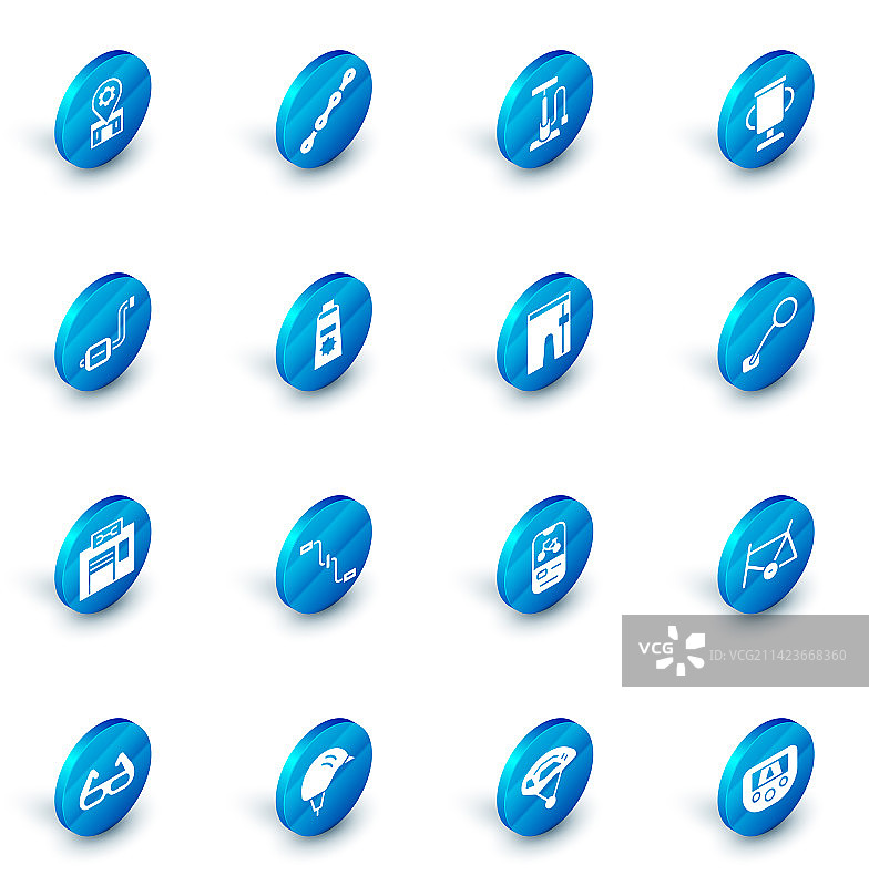 自行车链条气泵奖杯图片素材