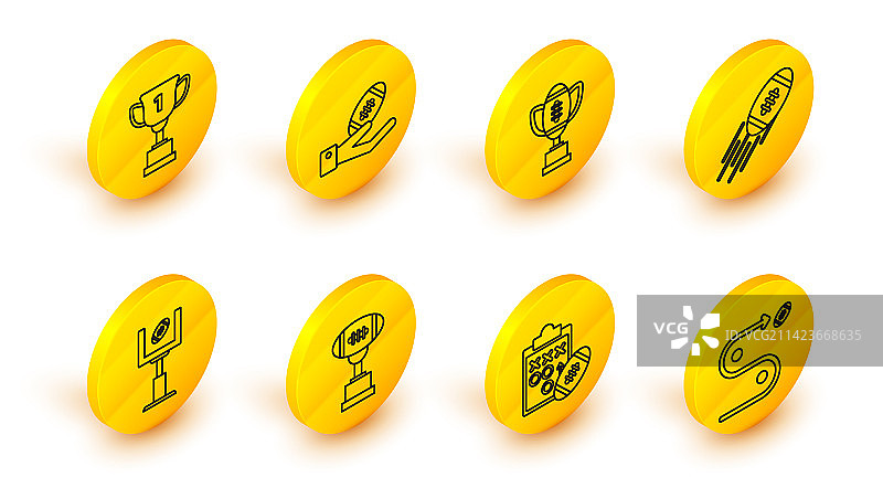 线条规划策略概念奖杯插画图片素材