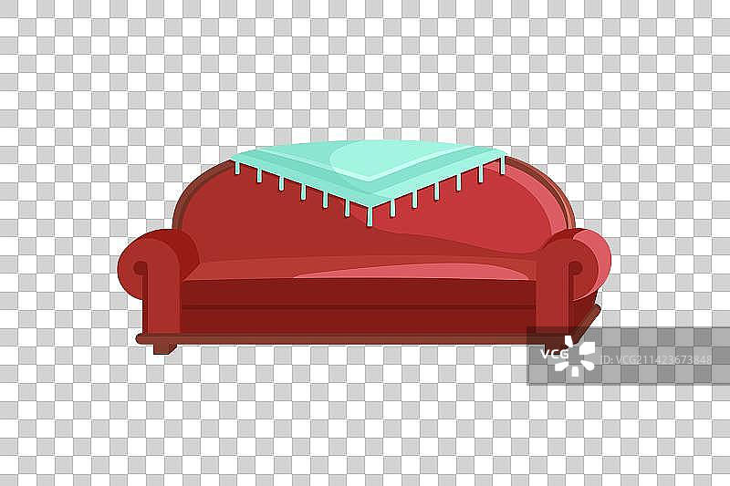 红色沙发图片素材