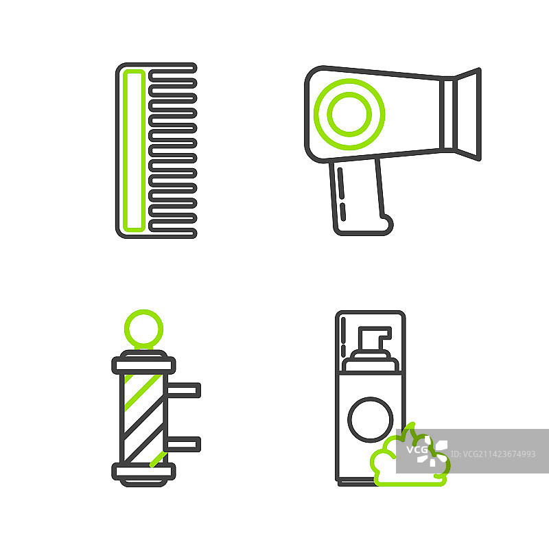 剃须啫喱泡沫经典理发店图片素材