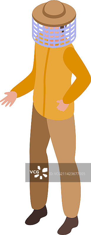 防虫人图标2.5D风格图片素材