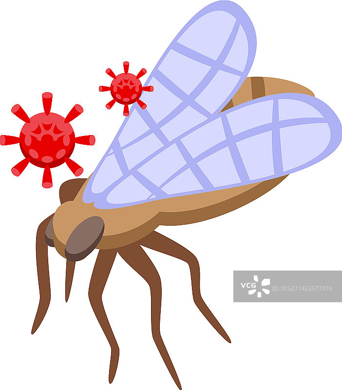 采采蝇图标2.5D的蝇虫图片素材