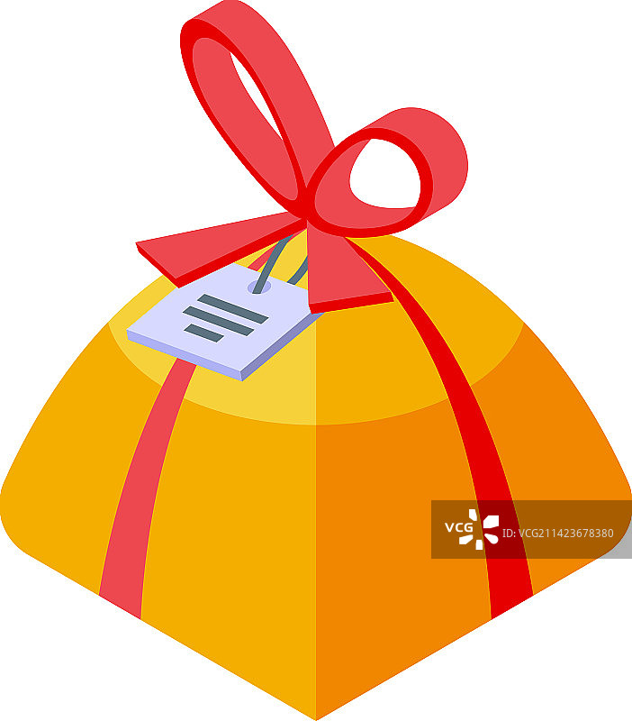 意式圣诞面包2.5D风格蛋糕美食图标图片素材