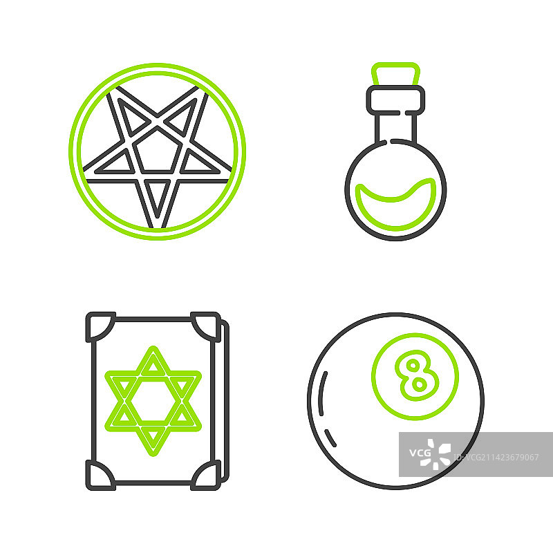 预测古老魔法的魔法球图片素材