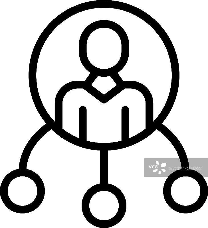 经理关键点图标轮廓业务图片素材