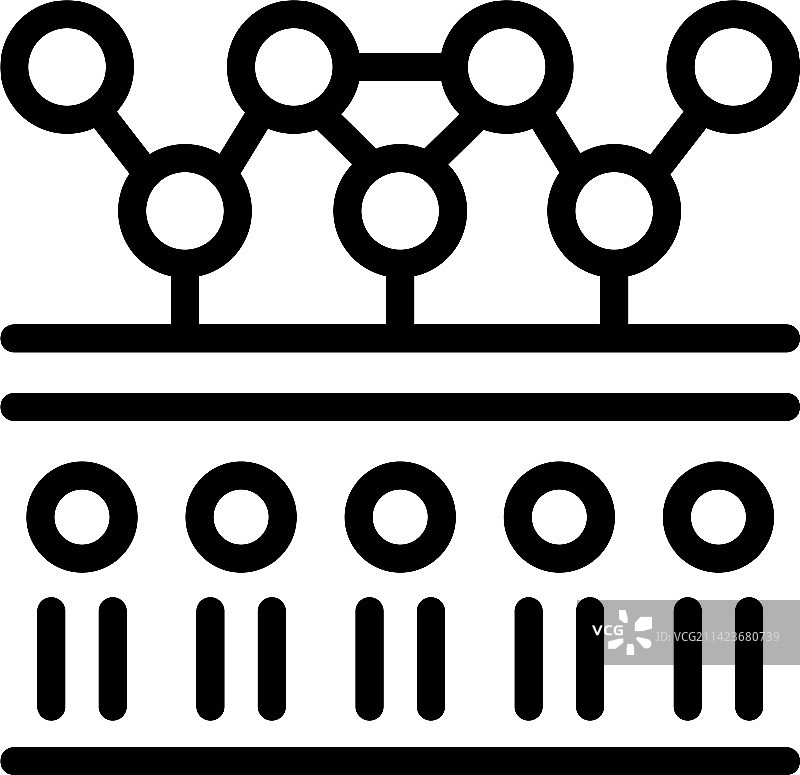 面部护理轮廓单元格面霜图标图片素材