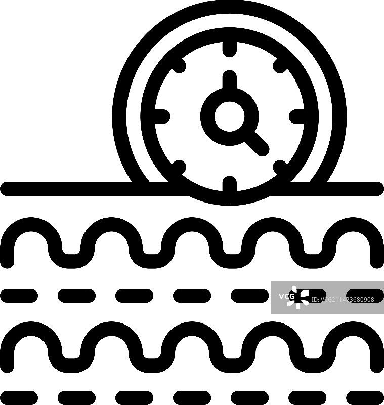 胶原蛋白皮肤细胞霜轮廓图标图片素材