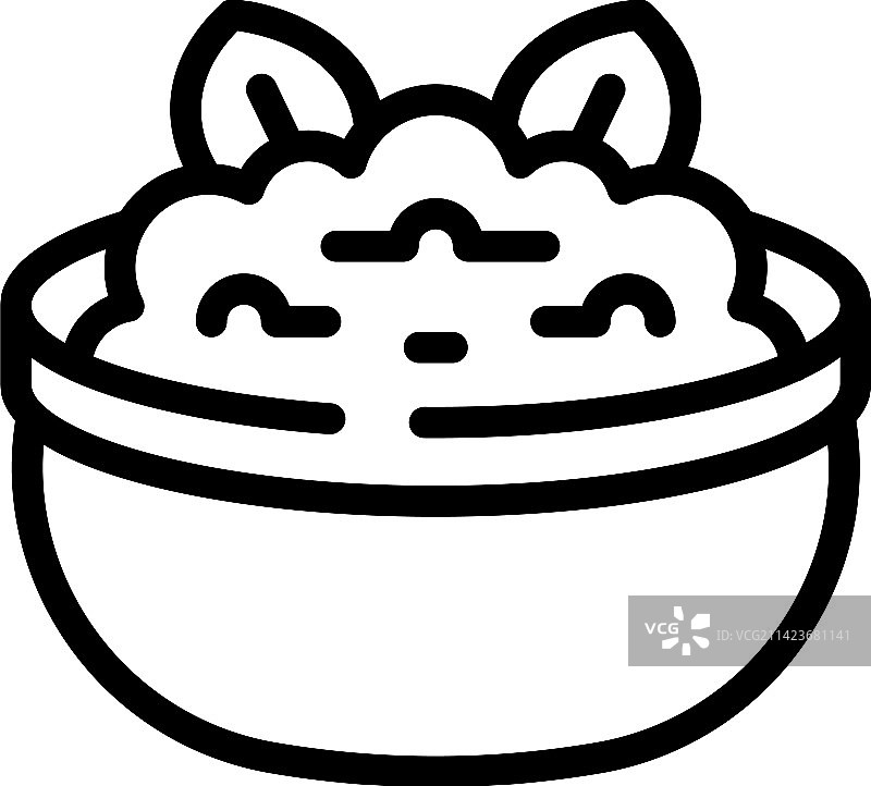 鹰嘴豆泥小吃图标图片素材