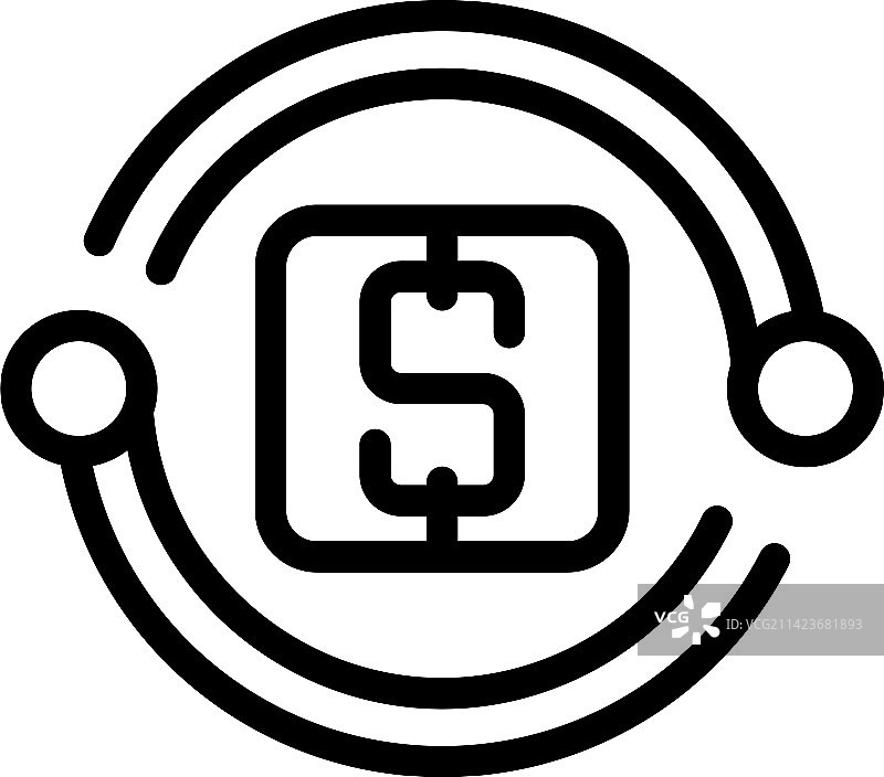 订单退款图标轮廓服务图片素材