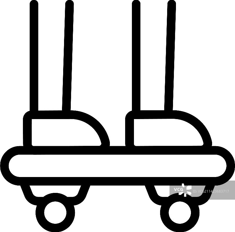 长板图标轮廓甲板设备图片素材