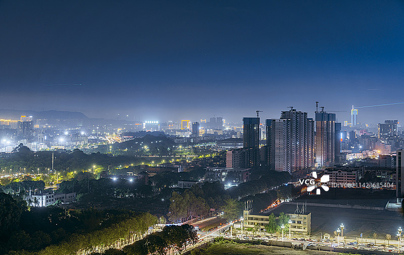 东莞厚街镇夜景图片素材