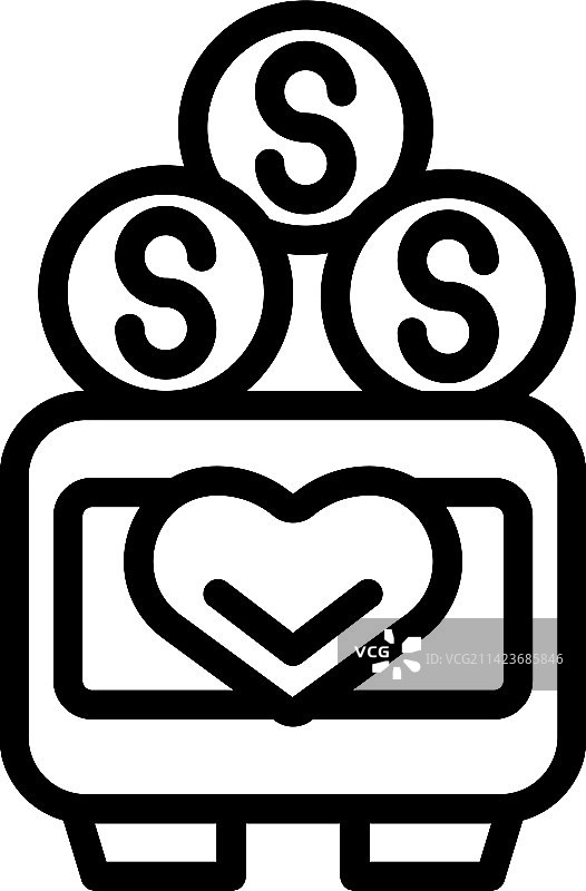 爱的援助：国际人士轮廓图标图片素材