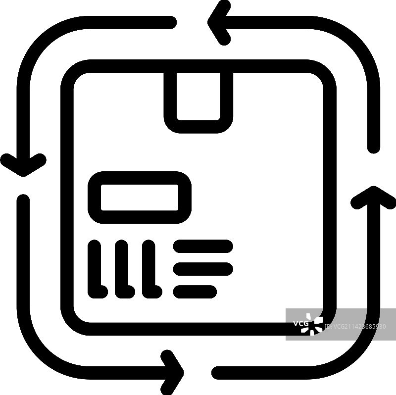 国际援助包裹图标轮廓图片素材