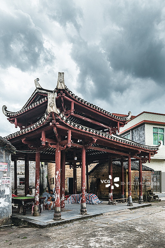 广东清远连州冲口古村图片素材