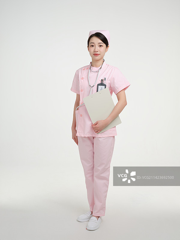 青年女护士肖像图片素材