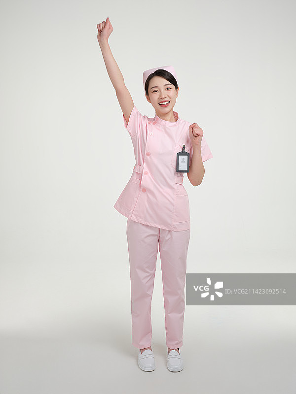 青年女护士肖像图片素材