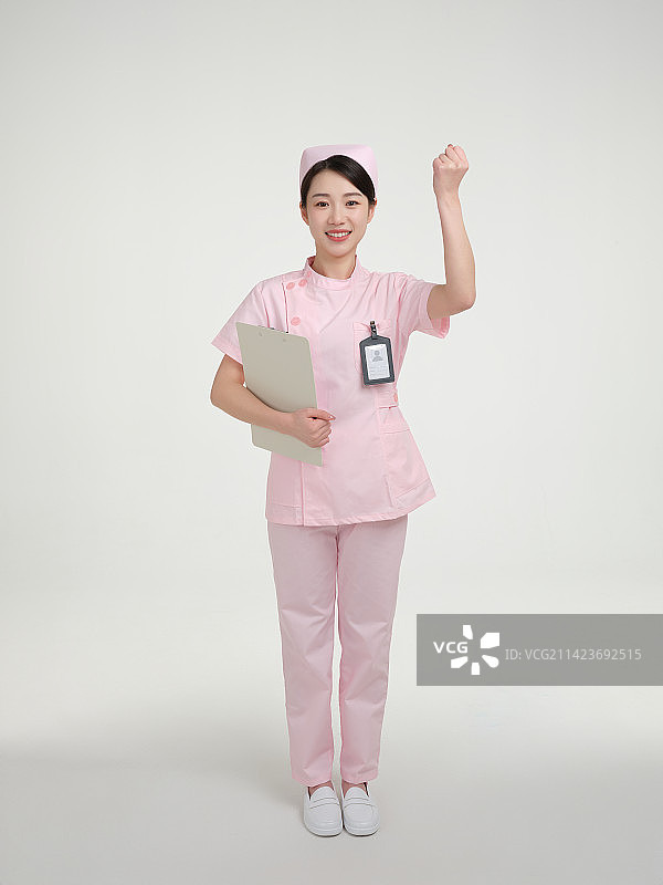 青年女护士肖像图片素材