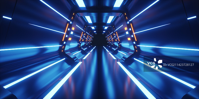 酷炫光科技空间场景图片素材