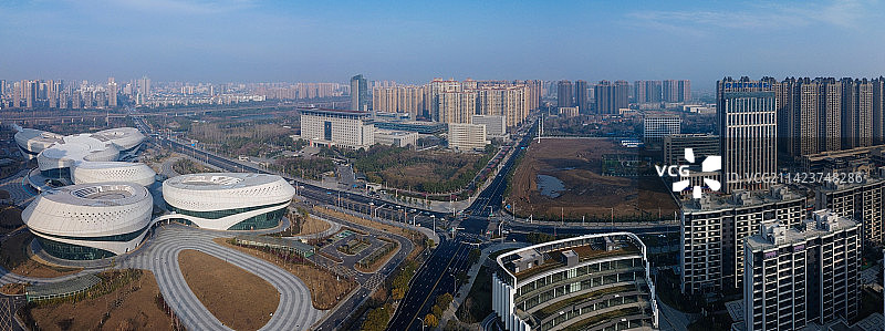 孝感 文化中心 复兴大道 槐荫公园 吾悦广场 乾坤大道 孝南区图片素材