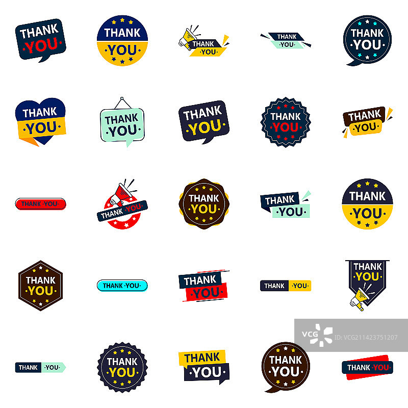 25个感恩节消息元素图片素材